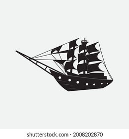 Símbolo de logotipo o icono del buque
