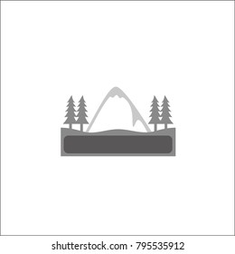 Logo Icon Simple Concept Outdoor Vector and Hiking