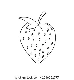 logo or icon strawberry template