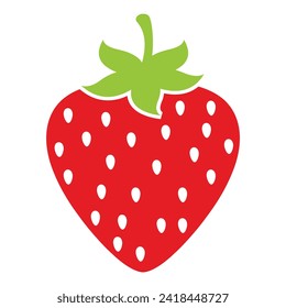  logo or icon strawberry template design. strawberry logo icon.