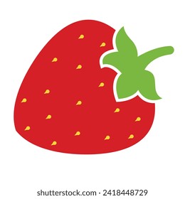  logo or icon strawberry template design. strawberry logo icon.