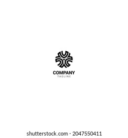 logo, icon, or symbol in the form of a flower suitable for a business or company in the service sector or for the salon, spa, fashion, hotel, health, beauty, insurance, jewelry, cosmetic, perfume