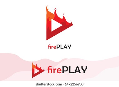 logo. icon . symbol play button vector. icon play media 