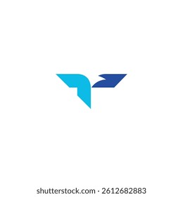 logo icon T design vector technology