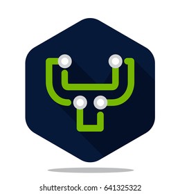 Logo icon for technology business with initial letter y