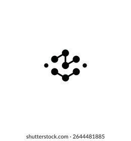 logo icon technology initial line N