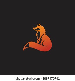 logo icon templet fox animal