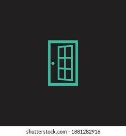 logo icon templet vector door