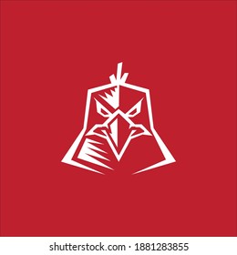 icono de logotipo templa vectorial falcón