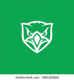 logo icon templet vector falcon