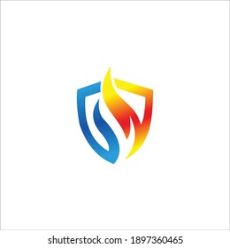 logo icon templet vector fire