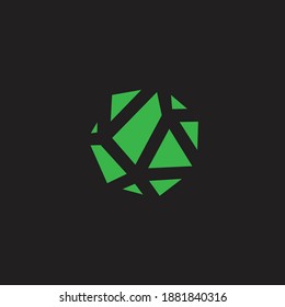 logo icon templet vector stone 