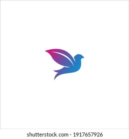 símbolo de icono de logotipo tipo vectorial wing