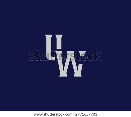 The logo icon University of Washington UW displayed on a transparent background