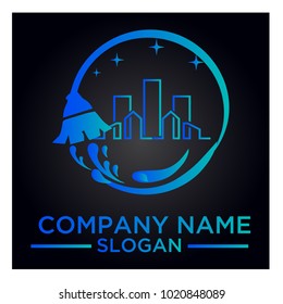 Logo, icon and vector for Cleaning And Maintenance