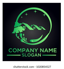 Logo, icon and vector for Cleaning And Maintenance