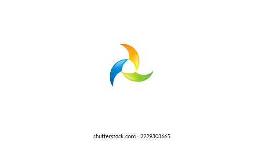logo icon vector element with colorful colors