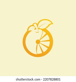 logo icon vector food orange