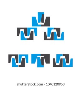 logo icon vector illustration home designer interior