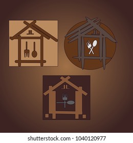 logo icon vector illustration home designer interior