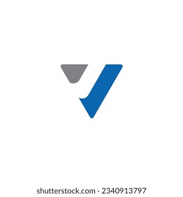 logo icon vector technology VA illustration