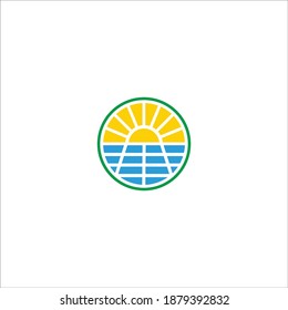 logo icon vector templet sun