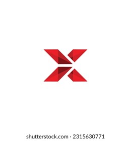 logo icon X design vector technology illustration