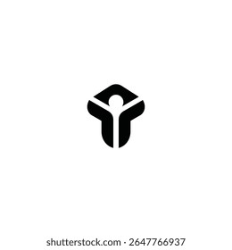 Logo Symbol Y-Element Technologie Vektor