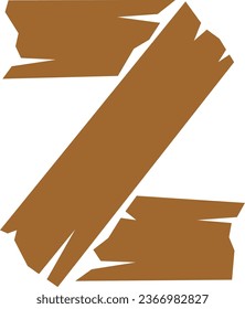 iconos de logotipo diseño ilustración vectorial letra diseño símbolos de estilo de madera