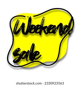 Logo icons flash sale, boxing day, weekend sale, special offer, up to 5 10 15 20 25 30 35 40 45 50 60 70 80 90 percent off cheerful yellow color 