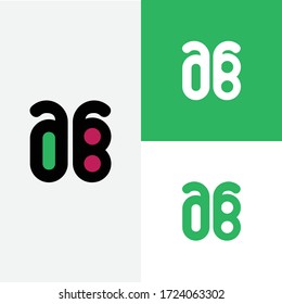 Logo Icons Grape and Mangos Simple Design