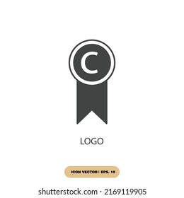 logo icons  symbol vector elements for infographic web