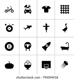 Logo icons. vector collection filled logo icons. includes symbols such as sheep, goose, scarecrow, pumpkin, wheel balance, car repair, bath. use for web, mobile and ui design.