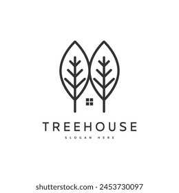 logo icons vector tree house