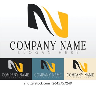 Un concepto de idea de logotipo que funciona en una variedad de tipos de negocios.