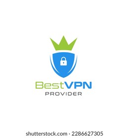 Idea de logotipo para la ciberseguridad o vpn