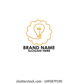 logo idea label line circle