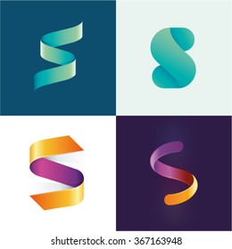 Logo idea of letter S set