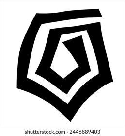 logo idea shape in vector