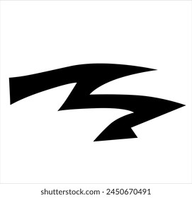 idea del logotipo de la forma tribal simple