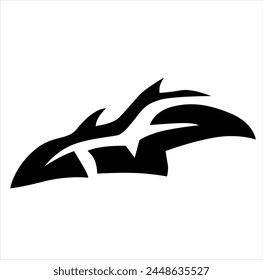 logo idea in tribal shape basic