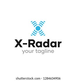Logo Idea for Your X Radar Design Template