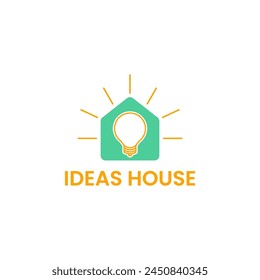 El logo de Ideas House, un centro creativo, presenta un diseño único que representa sus ideas innovadoras.