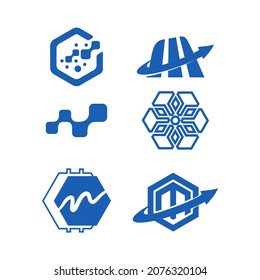 ilustración de logotipo para bitcoint y crypto  