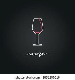 logo and illustration about wine in vector