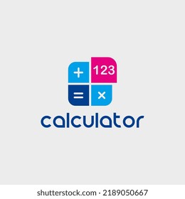 logo illustration calculator vector design