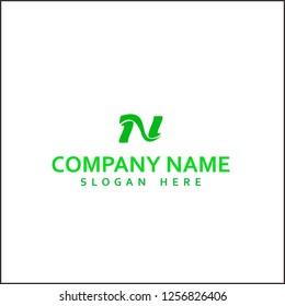 Logo illustration of a circle object with the letter "N" in it