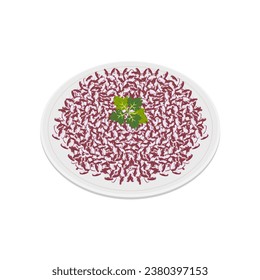logo illustration of cooked red rice