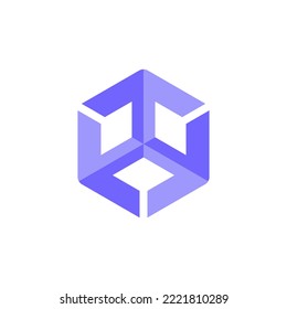 a logo illustration depicting web3, metaverse