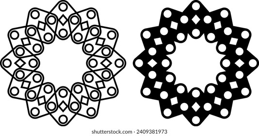 logo and illustration design template editable and high resolution image vector